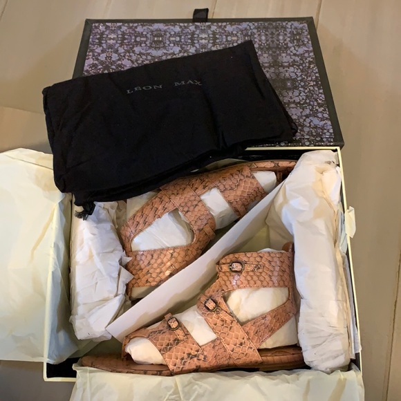 NWT Leon Max Villa2 Gladiator Sandals- Size 8.5 - Picture 4 of 5